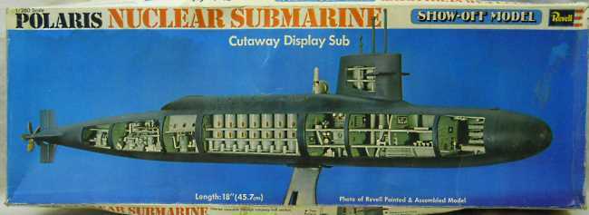 Revell 1/261 Cut Away George Washington Class Polaris Missile Submarine (SSBN), H437 plastic model kit